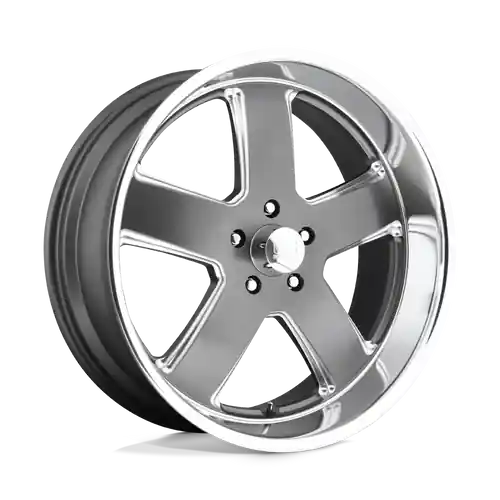 US Mag 1PC U118 HUSTLER 5X120.65 20X9.5 +1 MATTE GUN METAL Money Back Guarantee