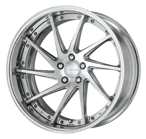 Work Gnosis Cvs 5x112 20x12.5+0 H Disk Composite Buffed And Brushed Professional Grade