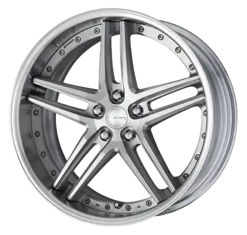 Work Gnosis Gr205 5x115 20x8+0 O Disk Brush Silver Clear Modern