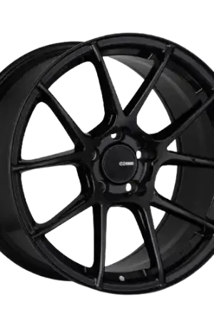 Enkei TS-V 5x100 18x9.5+45 Gloss Black Same Day Shipping