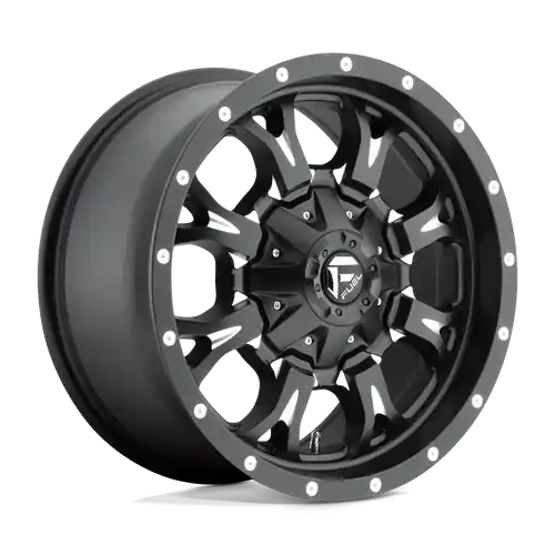 Fuel 1PC D517 KRANK 5X114.3/5X127 18X9 +1 MATTE BLACK MILLED Modern