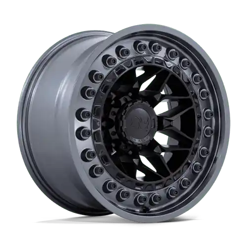 Black Rhino ALPHA 8X165.1 20X10 -18 MATTE BLACK W/ GUNMETAL LIP Weekend Sale