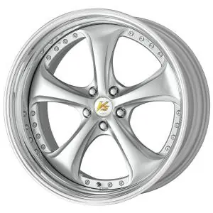 Warranty Included Work Wheels VS-KF 5x100 19x11-10 Light Grey Silver L Disk STEP RIM
