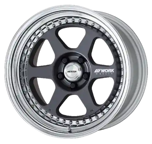 Work Meister L1 3P 5x108 19x13-74 R Disk Matte Gunmetal Authentic