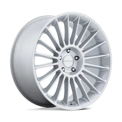 Popular Status VENTI 5X120 22X9.5 +30 GLOSS SILVER