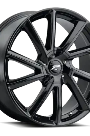 Top Rated Platinum 466BK Mystic 5X110/5X115 18x8 +35 Gloss Black