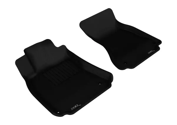3D MAXpider 2009-2017 Audi A4/S4/RS4/A5/S5 Kagu 1st Row Floormat - Black Free Shipping