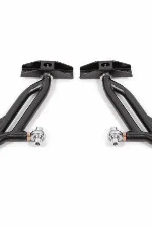 Price Drop BMR 10-14 Ford Mustang Adj. Lower A-Arms w/ Delrin/Rod End / 19mm Tall Ball Joint - Black Hammertone