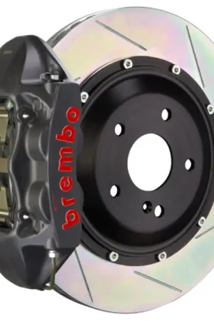 Brembo 07-15 Q7 (4L) Rear GTS BBK 4 Piston Cast 380x28 2pc Rotor Slotted Type-1-Black HA Special Discount