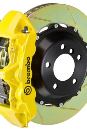 Brembo 12-16 98ster Fr GT BBK 6Pist Cast 355x32 2pc Rotor Slotted Type1-Yellow Buy Online