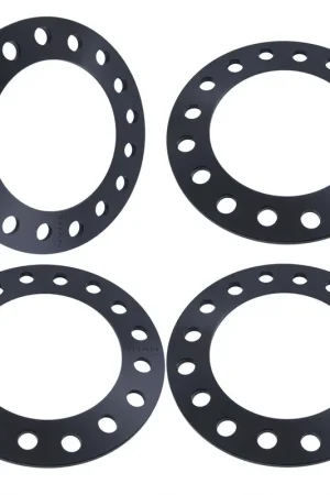 1/2" Wheel Spacers for Chevy GMC Sierra Silverado Hummer Dodge Ram | Dual Drilled 8x180 and 8x6.5 | One Day Deal
