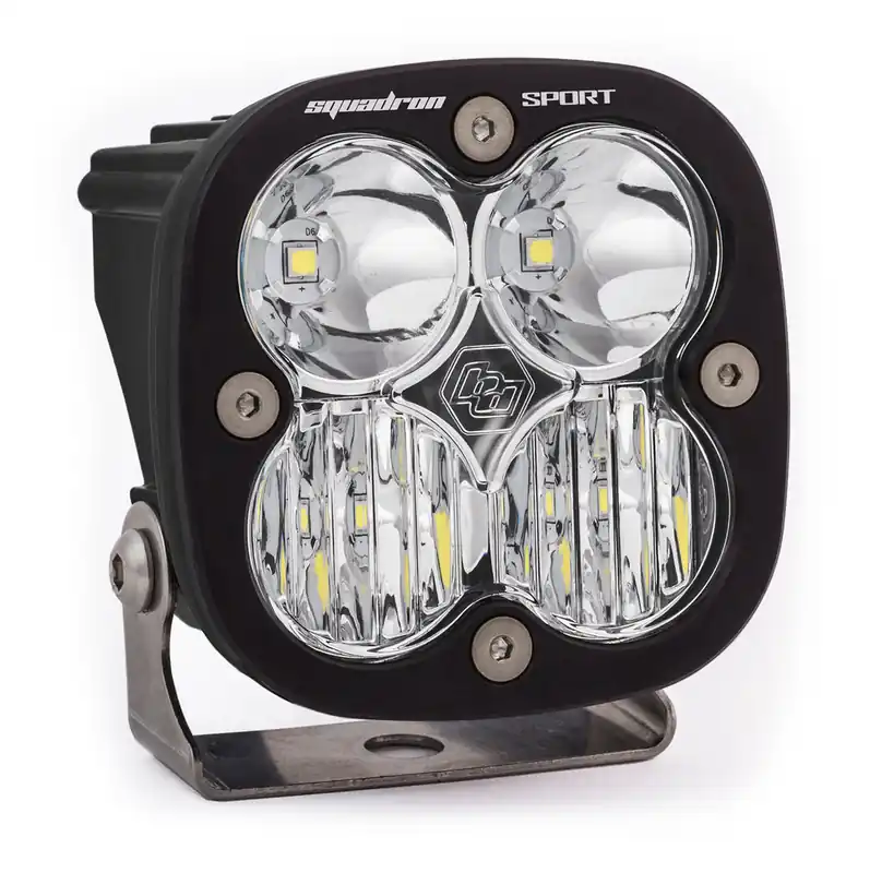 LED Light Pod Wide Cornering Pattern Clear Black Squadron Sport Baja Designs Super Sale
