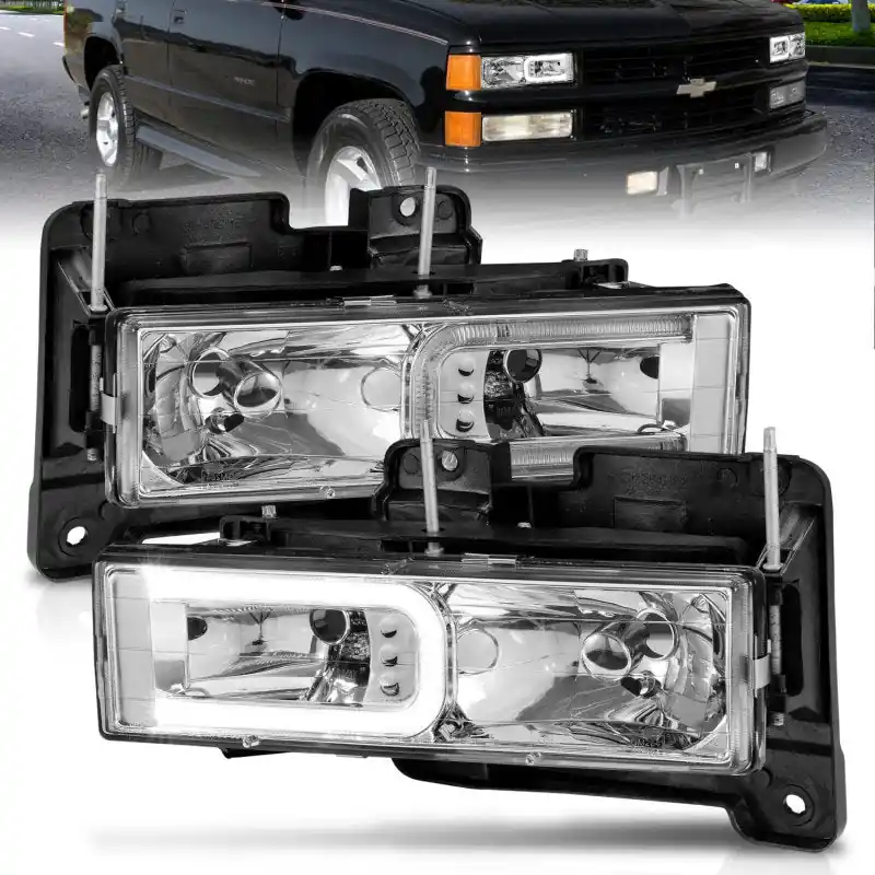 ANZO 1999-2000 Cadillac Escalade Crystal Headlights Hot Picks