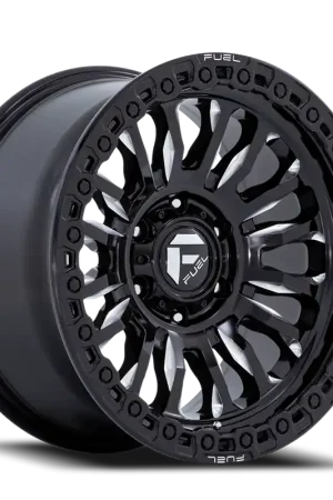 Aluminum Wheels 17X9 Rincon SBL FC857BE 5 On 139.7 Gloss Black Milled 78.1 Bore -12 Offset Fuel Off Road Wheels Save Now
