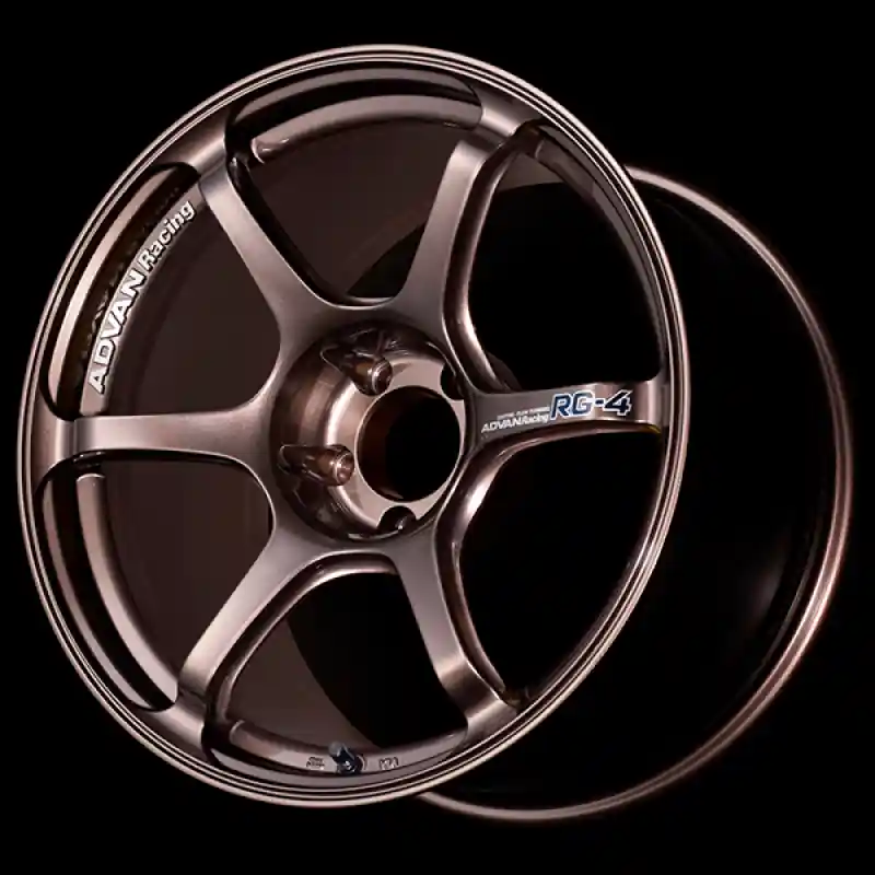 Advan RG-4 17x7.0 / +42 Offset / 4x100 / 63mm Bore / Racing Copper Bronze New Arrival