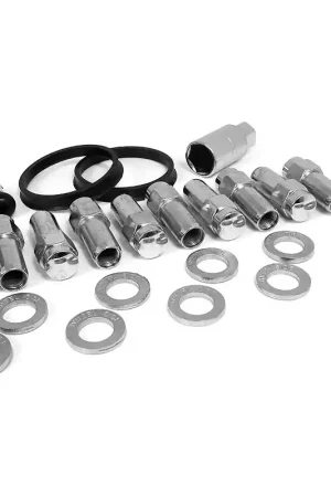 Markdown Race Star 1/2in Ford Open End Deluxe Lug Kit (Off Set Washers) - 10 PK