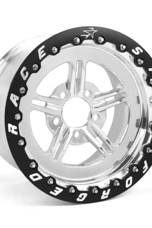 Flash Sale Race Star 63 Pro Forged 15x10 SBL Sportsman 5x5.00 BC / 3.00in. BS Wheel - Polished