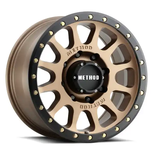Top Rated Method MR305 NV HD 18x9 +18mm Offset 8x6.5 130.81mm CB Method Bronze/Black Street Loc Wheel