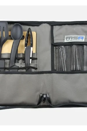 MSA 4x4 Accessories 31-Piece Premium Cutlery and Prep Set with Canvas Bag - 20004 High Quality