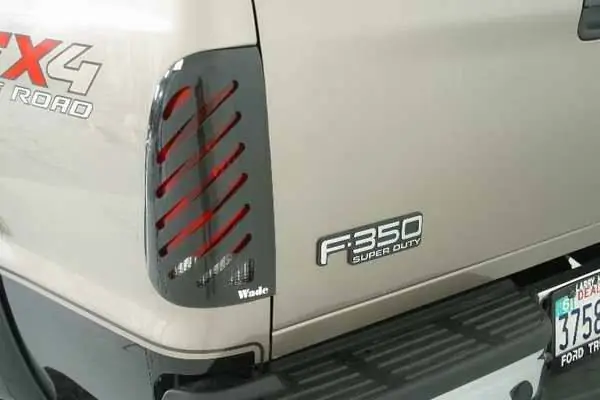 Super Sale Wade Smoke Slotted Tail Light Guard Covers - 36854
