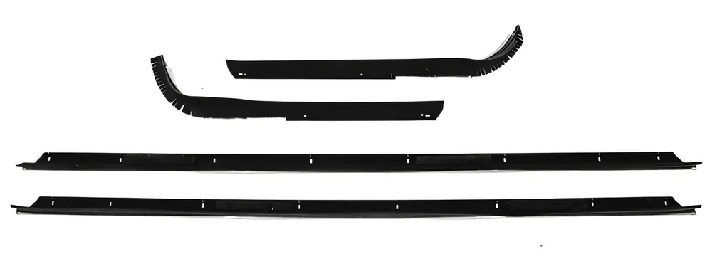 Window Sweeps Felt Kit for 1971-1976 Pontiac Bonneville 2 Door Hardtop Direct From Factory
