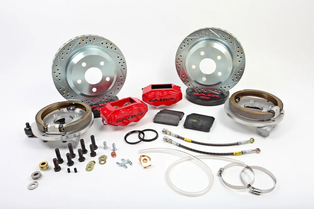 Baer Brakes 4302437GB-1 Baer Brakes 12" SS4 Rear Brake Kit, Grabber Blue, Slot Holiday Sale