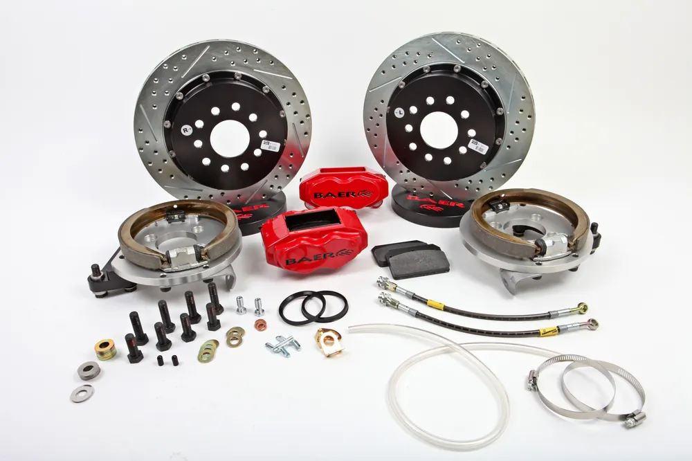 Seasonal Sale Baer Brakes 4302391HO-1 Baer Brakes 13" SS4+ Rear Brake Kit, Hugger Orange, Slot