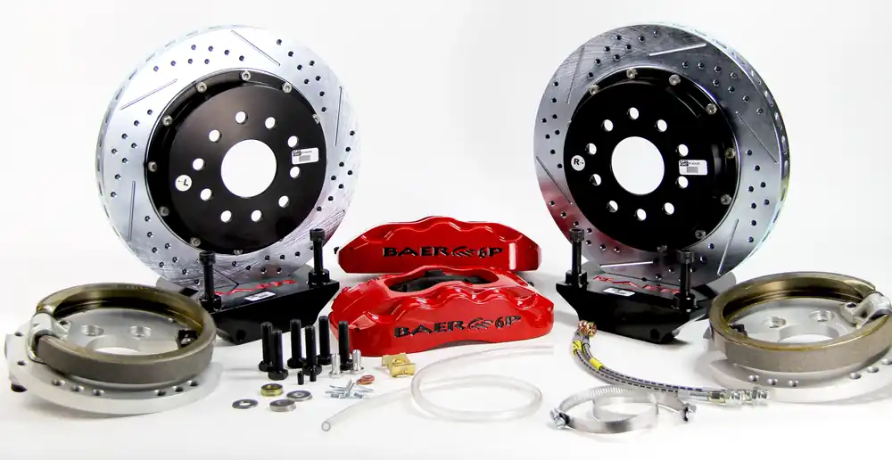Buy Direct Baer Brakes 4302422MG Baer Brakes 14" Pro+ Rear Brake Kit, Monster Green, SDZ