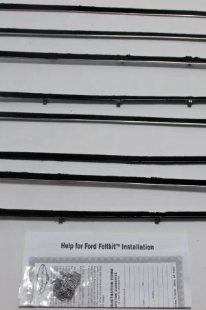 Buy Online Window Sweeps Weatherstrip for 1955-56 Ford Country Squire 4-DR Black Front Rear