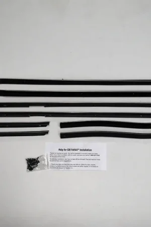 Window Sweeps Felt Kit for 1967 Chevy Caprice 2 Door Hardtop Inner/Outer Side Markdown