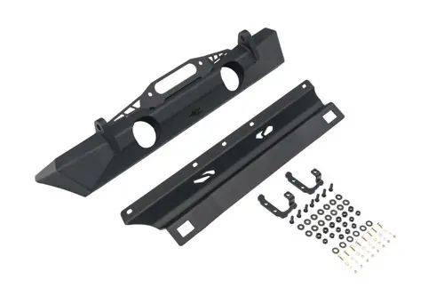 Price Cut Rugged Ridge 2018-2023 Jeep Wrangler JL / 2020-2023 Gladiator JT Front XOR Stubby Bumper