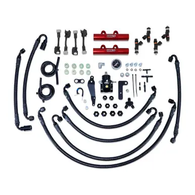IAG PTFE Flex Fuel System Kit w/ FIC Injectors, Aeromotive FPR, IAG Fuel Rails for 08-14 WRX, 08-21 STI Trending
