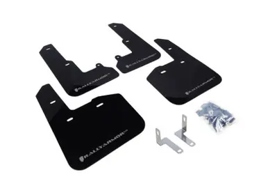 Fan Favorite Rally Armor 2015 Subaru Legacy UR Black Mud Flap w/ Silver Logo