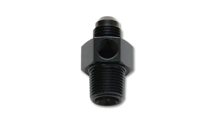 Buy Online Vibrant Performance Male AN Flare to Male NPT Union Adpt w/ 1/8" NPT Port Size: -8AN 1/4" Male NPT
