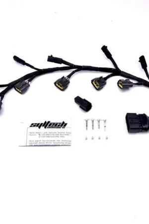 Get Yours Platinum Racing Products VR38 Coil Loom (1JZ/2JZ) Universal Brided Tefzel Coil Loom - NON-VVTI uses Deutsch DT8 connector