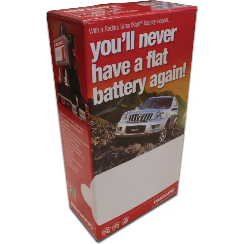 Redarc Pkt 6 Battery Isolatr 12V 100A C/Rate 400A Max In-Rush Rating Final Sale