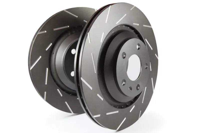 EBC 2014-2016 Chevrolet Corvette (C7) 6.2L Stingray USR Slotted Rear Rotors | Graveyard Performance Warranty Included