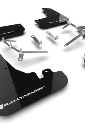 Rally Armor 22-25 Subaru BRZ / Toyota GR86 Black UR Mud Flap w/White Logo | Graveyard Performance Hot Deal