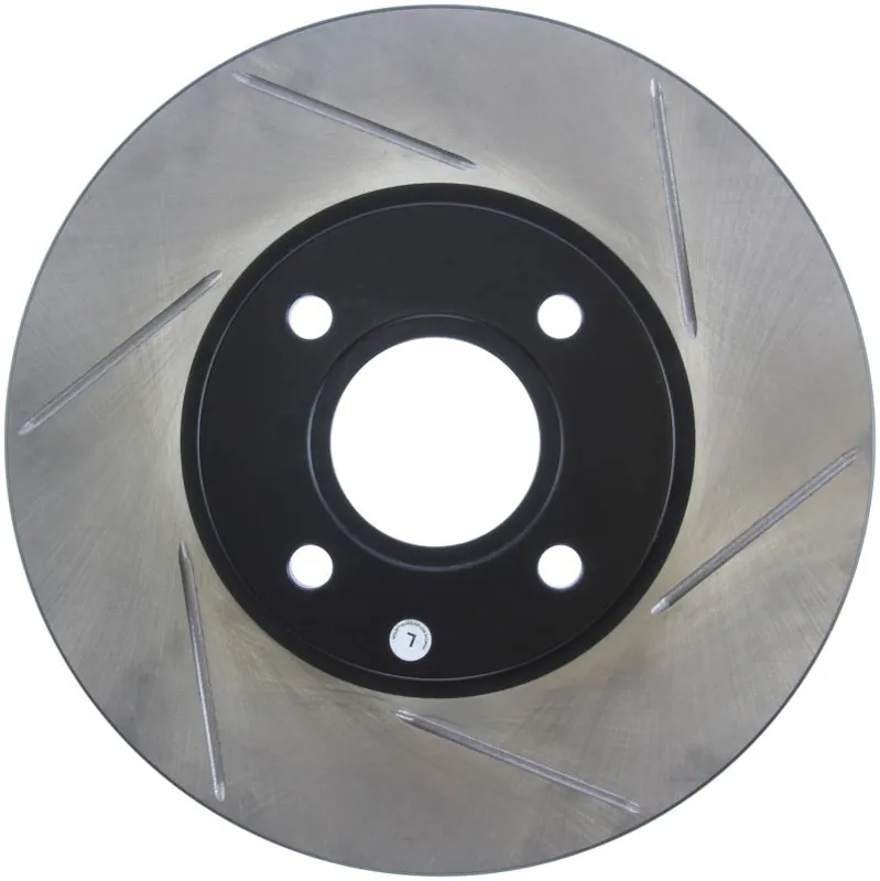 StopTech 2014 Ford Fiesta Left Front Disc Slotted Brake Rotor | Graveyard Performance Flash Sale
