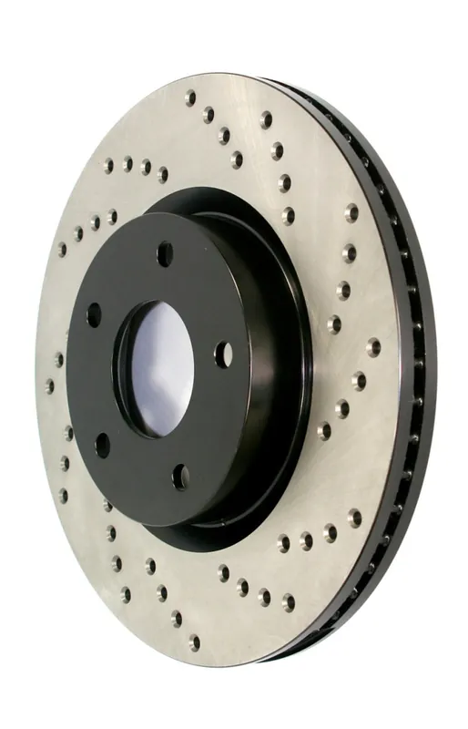StopTech 17-18 Honda Civic SI / Acura ILX Drilled Sport Right Front Rotor | Graveyard Performance Wholesale