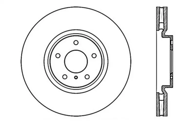 Trending StopTech 08-13 Infiniti G37 Cryo SportStop Drilled Right Front Rotor | Graveyard Performance