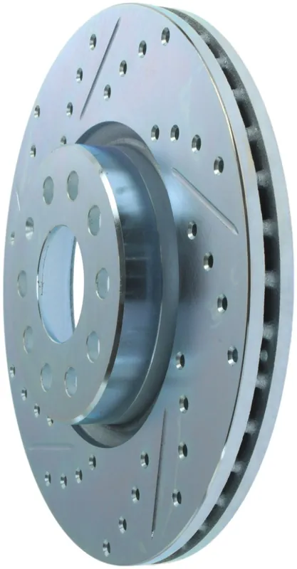 StopTech Select Sport 06-17 Volkswagen Jetta Slotted & Drilled Front Right Rotor | Graveyard Performance Limited Time