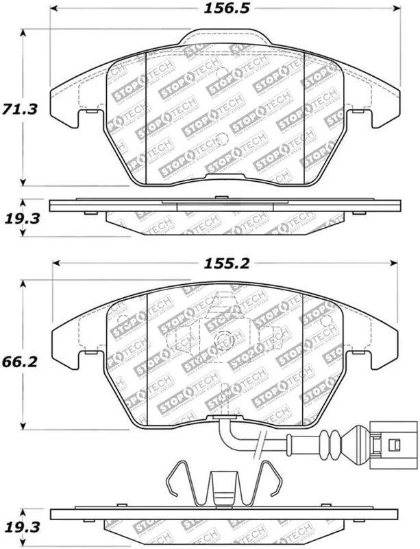 Bargain StopTech Street Select Brake Pads - Front | Graveyard Performance