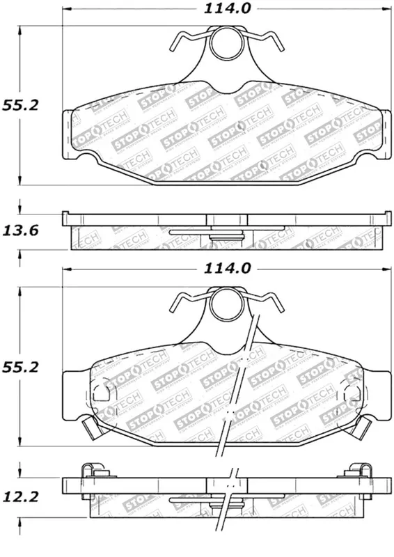 Bargain StopTech Street Touring Brake Pads | Graveyard Performance