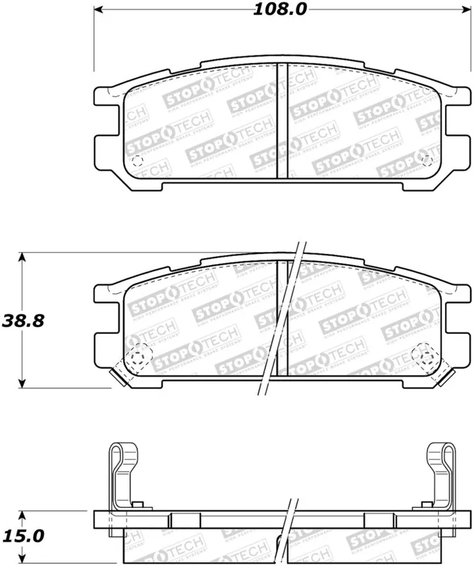 Latest StopTech Street Brake Pads | Graveyard Performance