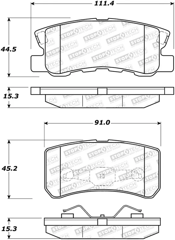 StopTech Street Brake Pads | Graveyard Performance Crafted